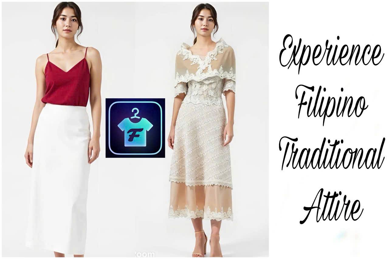 Filipino traditional attire and virtual try-on with Fitroom
