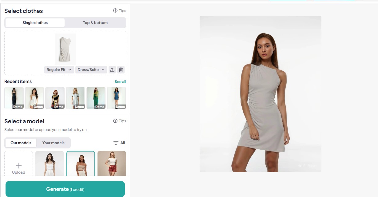 Try on clothes from H&M or any other store with FitRoom