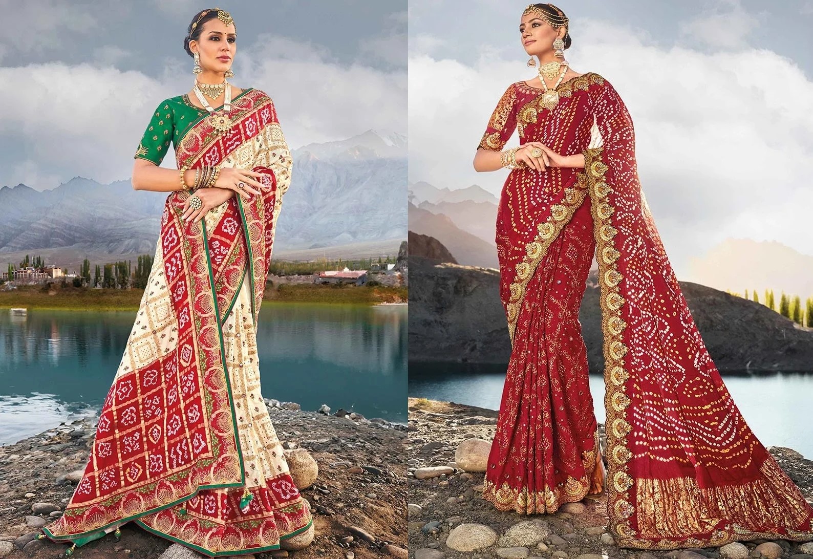 The signature Indian saree