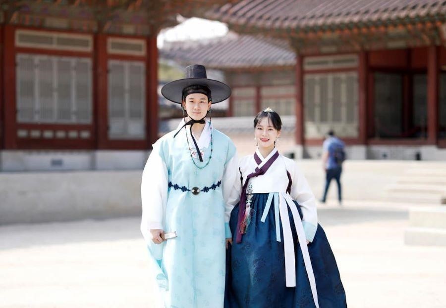 Hanbok is Korean traditional outfit