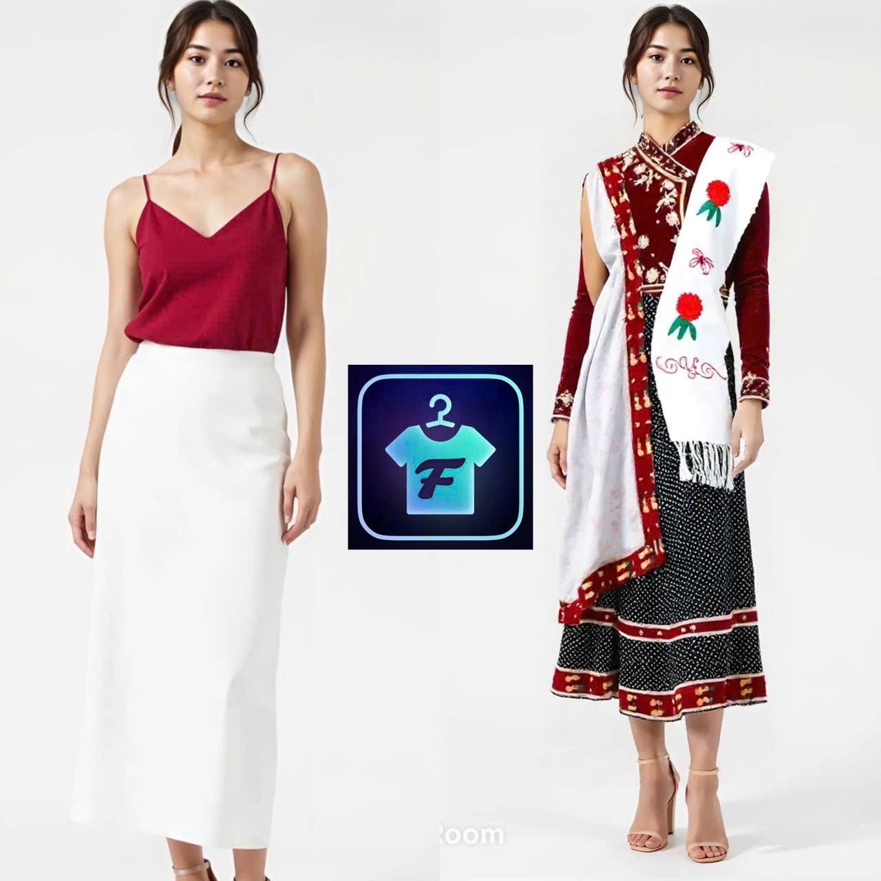 Try on nepal traditional attire