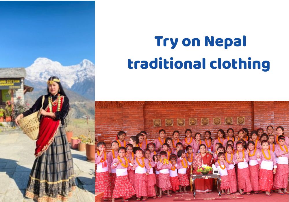 Try on Nepalese traditional wear online