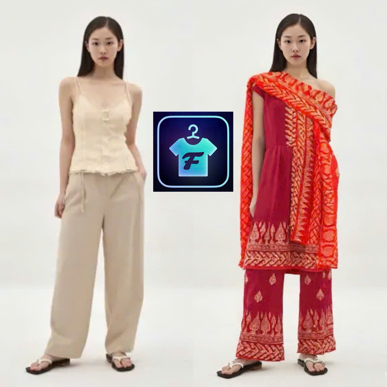 Virtual try on Bangladesh traditonal dress with Fitroom