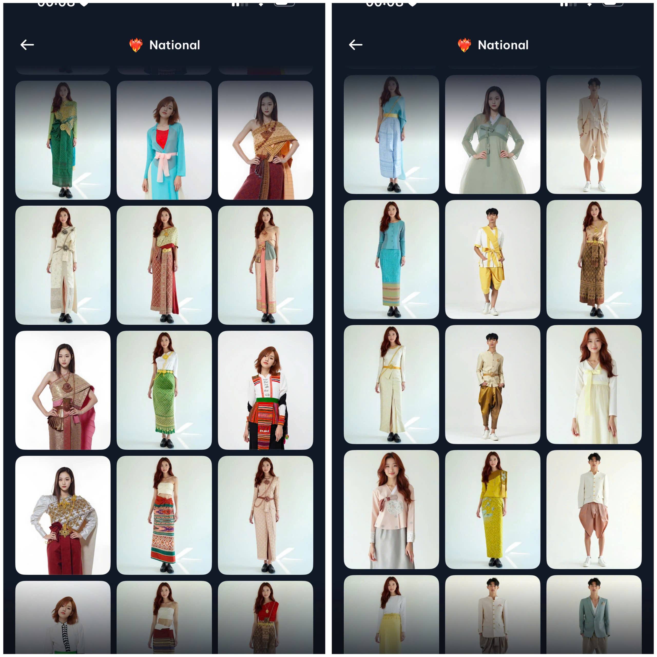 Thai traditional wear on Fitroom